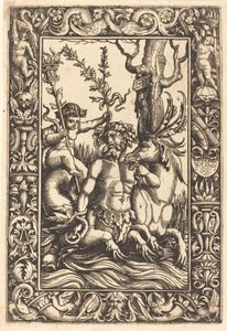 Sujet Marin Mythologique - Lambert Hopfer after Nicoletto da Modena