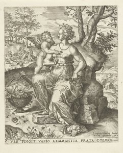 Printemps : Vénus et Cupidon - Lambert Lombard