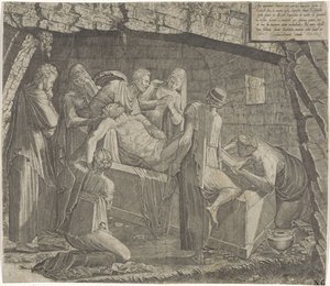 Mise au tombeau du Christ - Lambertus Suavius