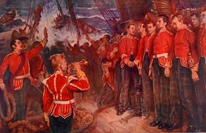 Le naufrage du Birkenhead, 25 février 1852 (photolithographie)