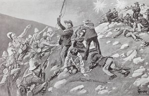 Charge des Inniskillings, Bataille des hauteurs de Tugela - Lance Thackeray