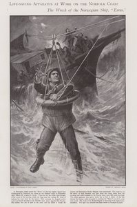 Appareil de sauvetage en action sur la côte du Norfolk - Lancelot Speed