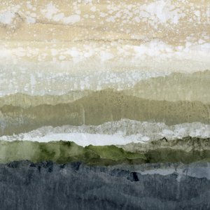 Paysage montagneux en couches
