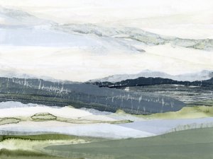 Paysage abstrait serein