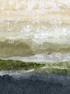 Paysage serein en couches