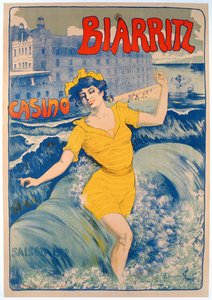 Affiche du Casino de Biarritz - Larramet Larramet