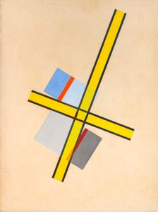 Croix jaune Q VII - Laszlo Moholy Nagy