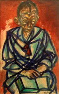 Sans titre (Marin Miklós, lisant un livre)