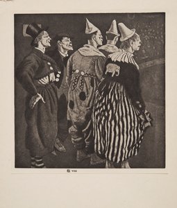 Cinq clowns