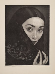 Dame avec un châle, pub. 1926