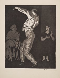 Danseuse espagnole n° II, pub. 1923 - Laura Knight