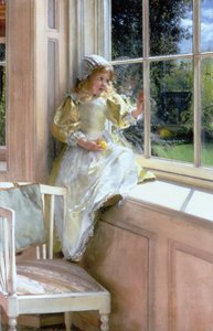 Regardant par la fenêtre (Soleil) - Laura Theresa  Alma Tadema