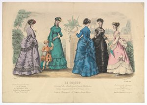 Le Coquet, No. 22, du Journal des Modes Spécial pour Couturières, 1er juillet 1869 - Laure Noel