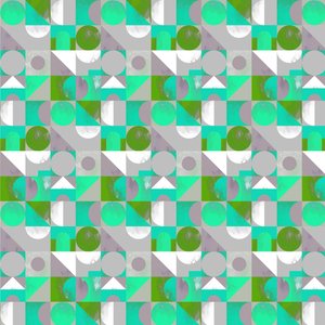 Toy Blocks small - green, 2013 (mixed media)