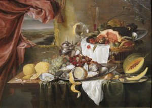 Nature morte avec vue imaginaire