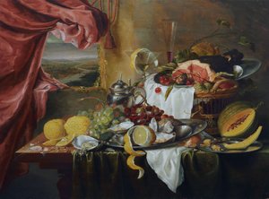 Nature morte avec vue imaginaire