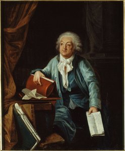 Portrait de Mirabeau dans son bureau
