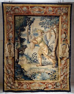 Porteur de gibier, tapisserie de la série Chasses de François Ier - Laurent Guyot