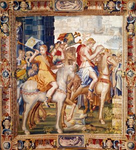Hérauts à cheval. Rideau de l