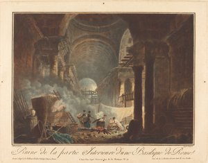 Ruine de la partie intérieure d