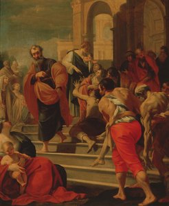 Saint Pierre guérissant les malades avec son ombre - Laurent de la Hyre