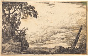 Paysage montagneux - Laurent de la Hyre