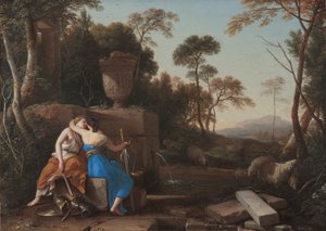 Le Baiser de la Paix et de la Justice - Laurent de la Hyre