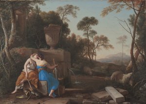 Le baiser de la paix et de la justice, 1654 - Laurent de la Hyre