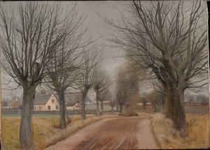 Une route près de Vinderød, Zélande - Laurits Andersen Ring