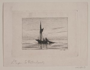 Un bateau de pêche - Laurits Regner Tuxen