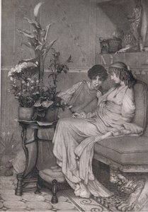 En confidence, Bibbys Annual - Lawrence (after) Alma Tadema