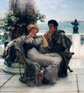 La Cour (La Proposition) - Lawrence Alma Tadema