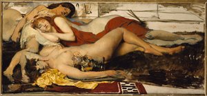 Ménades épuisées - Lawrence Alma Tadema