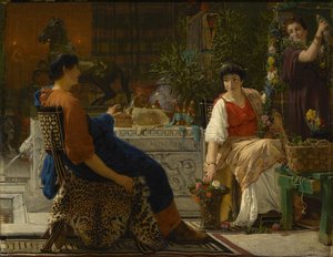 Préparatifs pour les festivités - Lawrence Alma Tadema