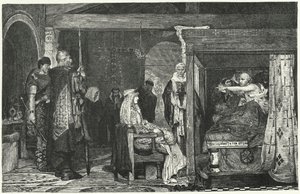 La reine Frédégonde au chevet de l