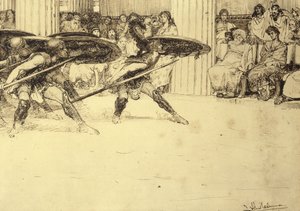 La danse pyrrhique, vers 1886