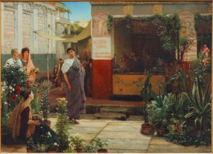 Le marché aux fleurs - Lawrence Alma Tadema