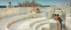 Sous le toit du temps ionien bleu, 1901 - Lawrence Alma Tadema