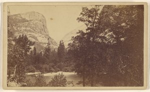 Le lac Mirror. Vallée de Yo-Semite. Mariposa Co.