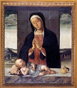 La Vierge adorant Jésus (vers 1500) - Lazzaro Bastiani
