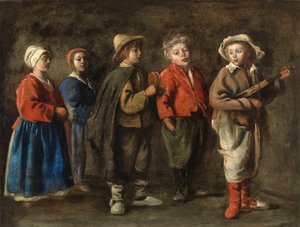 Antoine Le Nain - Les jeunes musiciens, vers 1640