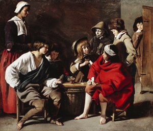 Les jeunes joueurs de cartes - Le Nain Brothers