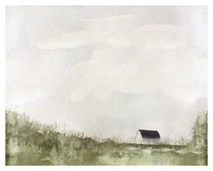 Grange blanche, vers 2019