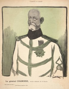Général Chanoine, ancien ministre de la Guerre, illustration de 