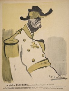 Général Duchesne, membre du Conseil de guerre, illustration de 