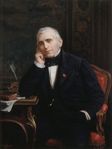 Portrait du dramaturge et librettiste Eugène Scribe 1791-1861, 1863 - Lecomte Vernet
