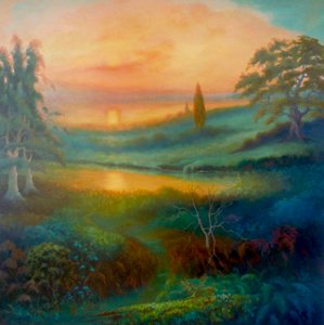 Paysage verdoyant, 2022