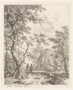 Deux promeneurs près d