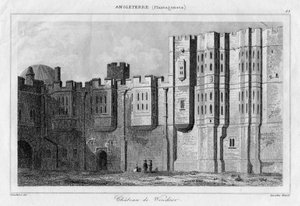 Château de Windsor, Berkshire, 19ème siècle - Lemaitre