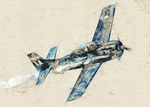 Vol des avions de combat bleus